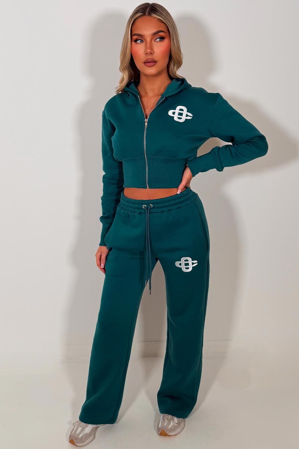 corset hoodie and joggers tracksuit co rod set for womens styledup