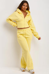 womens crop corset hoodie and joggers casual loungewear co ord set airport outfit styledup