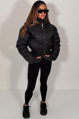 alo yoga cropped atmosphere puffer jacket styledup uk 