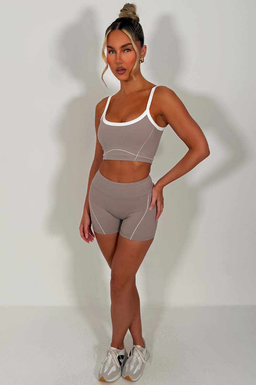 womens shorts and top two piece co ord set styledup uk