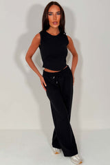 womens airport outfit top and joggers two piece co ord styledup whitefox uk