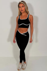 lululemon leggings and top two piece activewear pilates yoga outfit set styledup uk