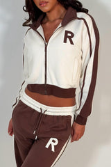 womens loungewear set with r emblem styledup