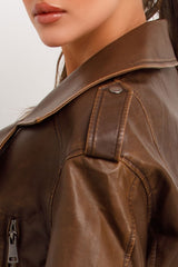 faux leather jacket zara womens