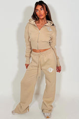 womens joggers and crop corset hoodie everyday tracksuit set styledup fashion