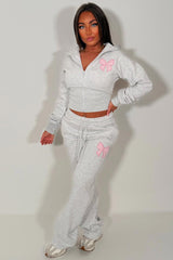 corset hoodie and joggers tracksuit co rod set for womens styledup
