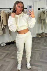 womens tracksuit cropped