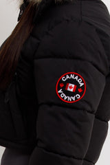 womens zavetti bellucci crop puffer jacket uk