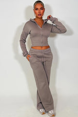 womens joggers and crop corset hoodie everyday tracksuit set styledup fashion