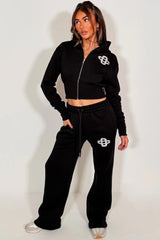 corset hoodie and joggers tracksuit co rod set for womens styledup