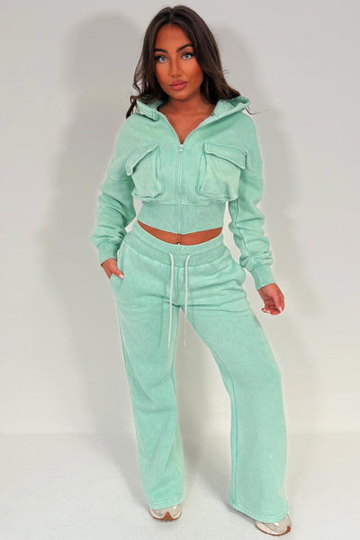corset hoodie and joggers tracksuit co rod set for womens styledup uk