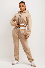 womens crop tracksuit