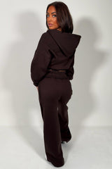 womens zara tracksuit set wide legs