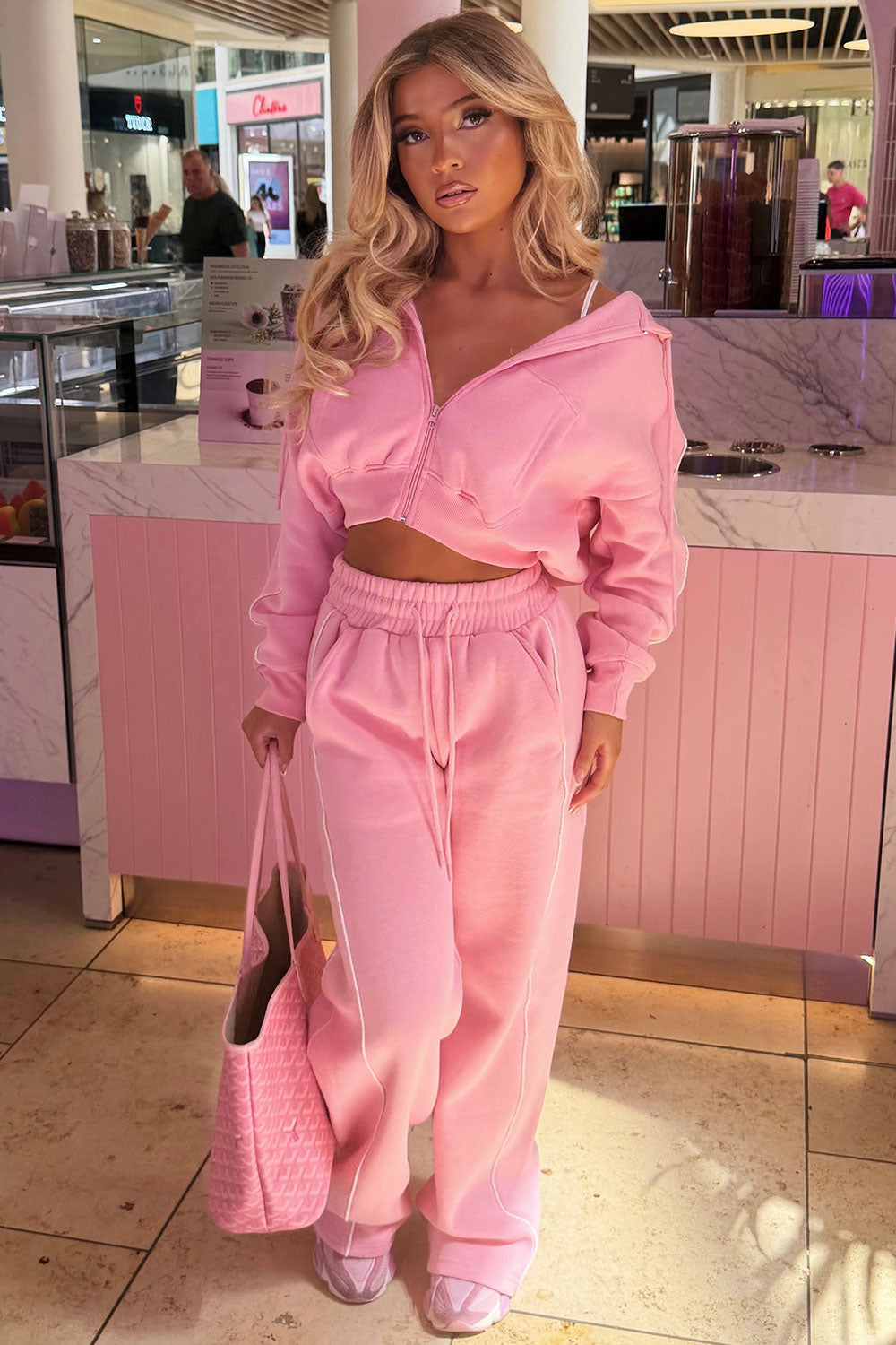 hoodie and joggers tracksuit co ord set for womens styledup