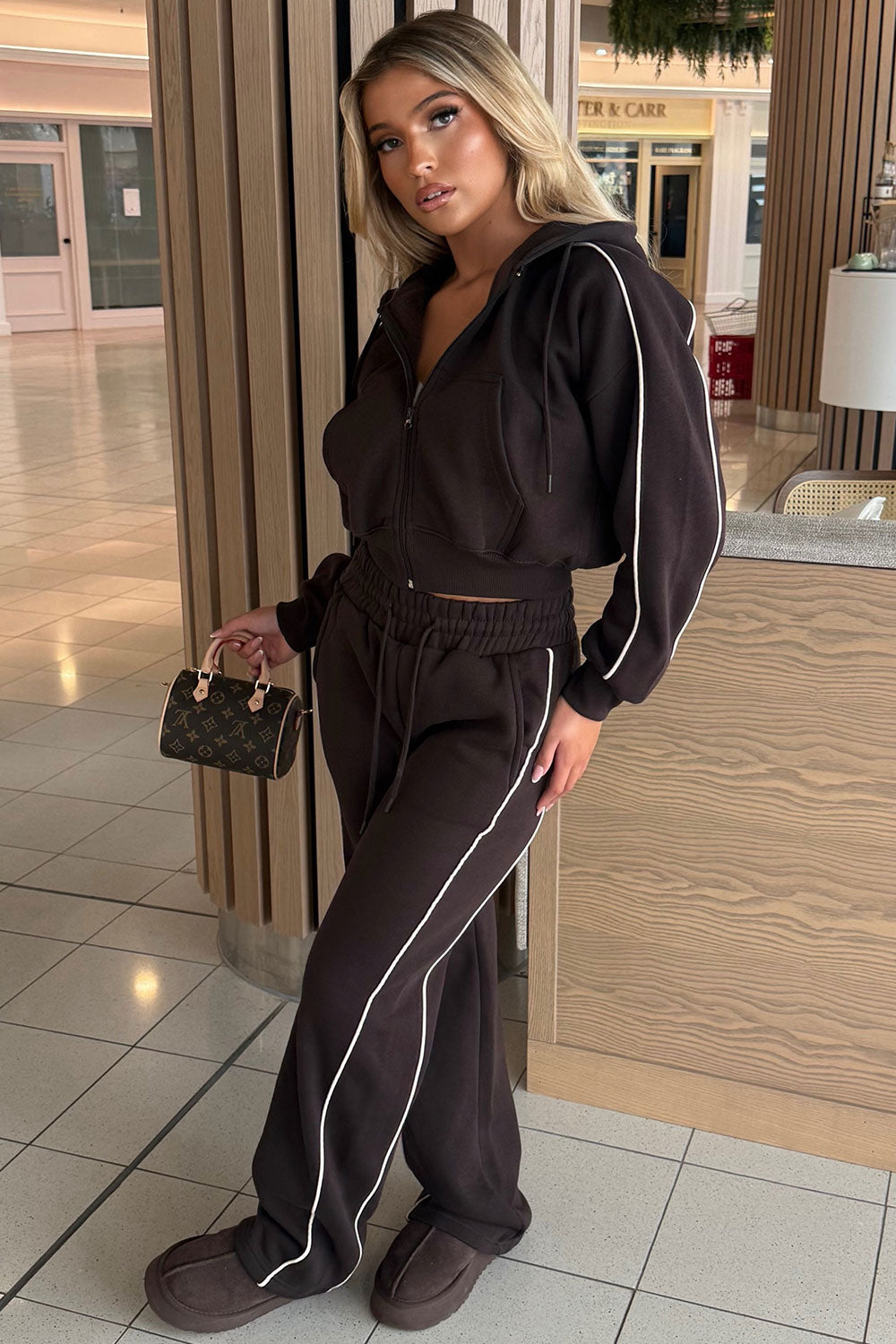 womens joggers and hoodie everyday tracksuit set styledup fashion