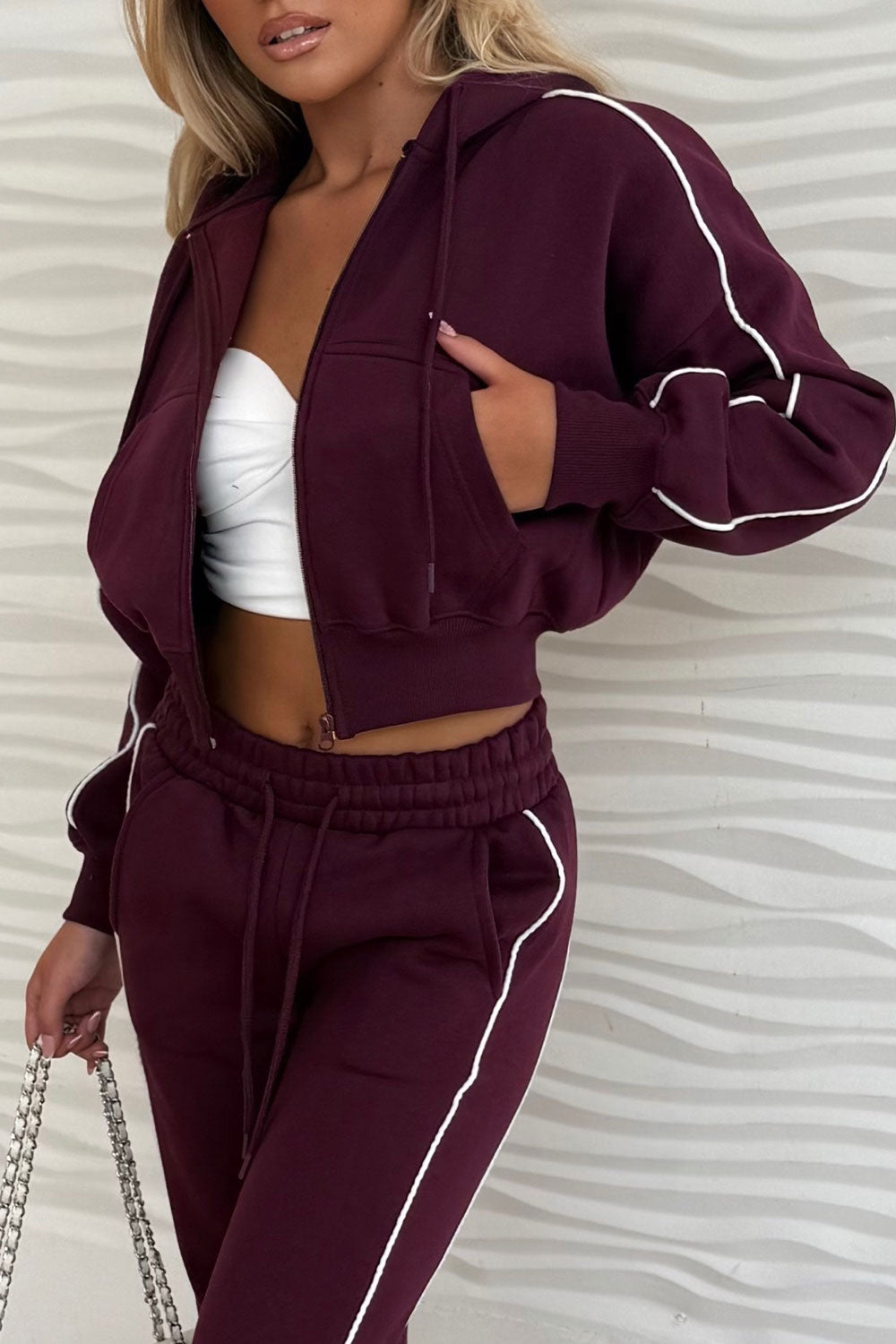 womens joggers and hoodie everyday tracksuit set styledup fashion