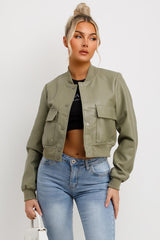 crop bomber jacket zara womens