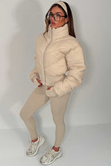 alo yoga cropped puffer jacket sale uk