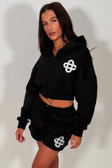womens short tracksuit with embroidery detail airport outfit uk styledup tiktok