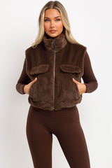 styledup teddy gilet for womens