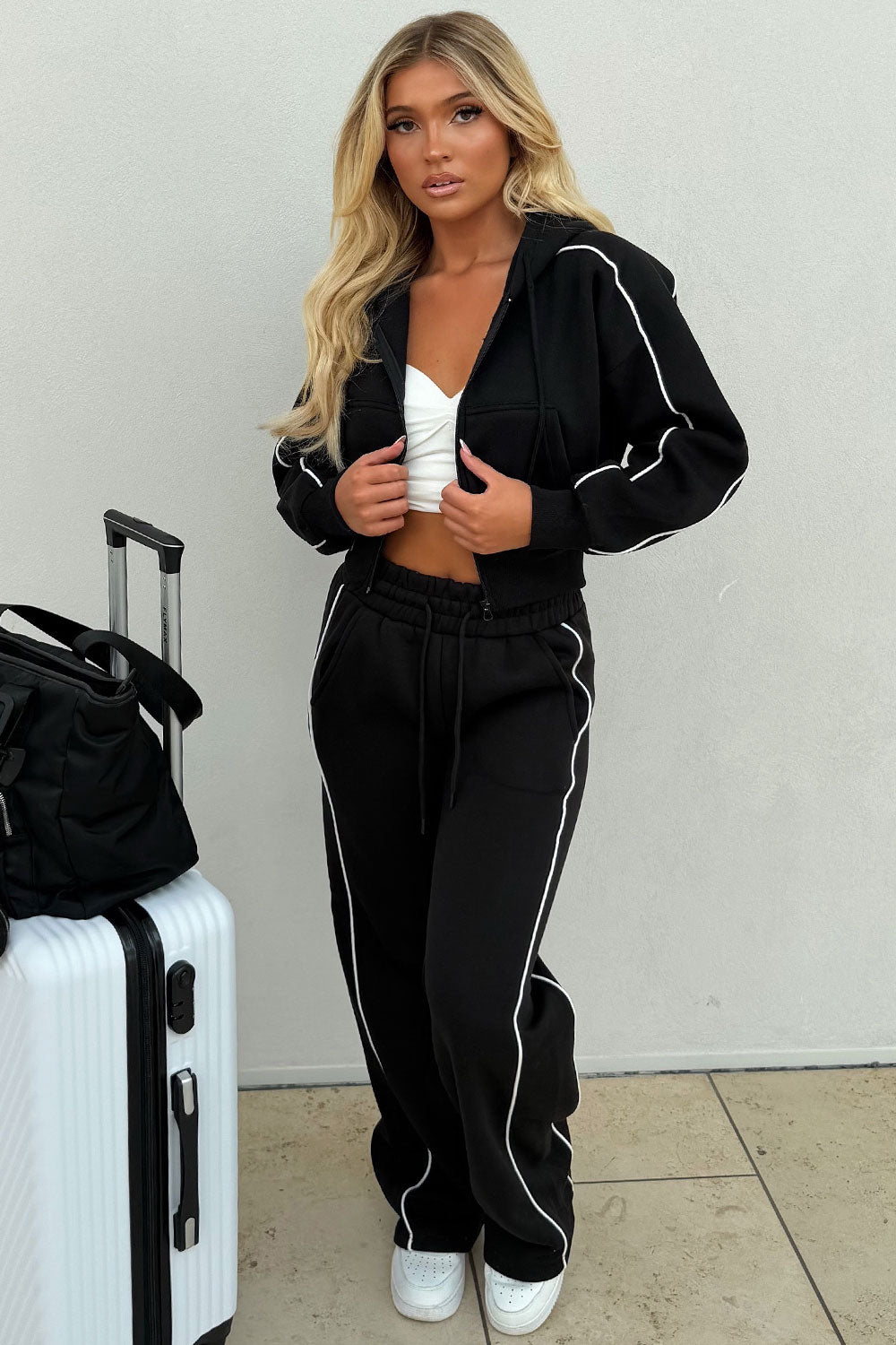 womens zara tracksuit set uk