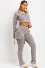 bad society club joggers and corset hoodie set womens tracksuit airport holiday outfit