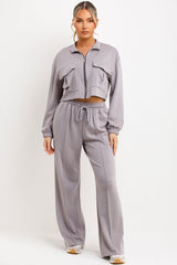 zara womens sweatshirt and jogger trousers loungewear co ord set styledup