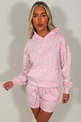hoodie and shorts co ord with crosses applique styledup summer holiday airport outfit uk