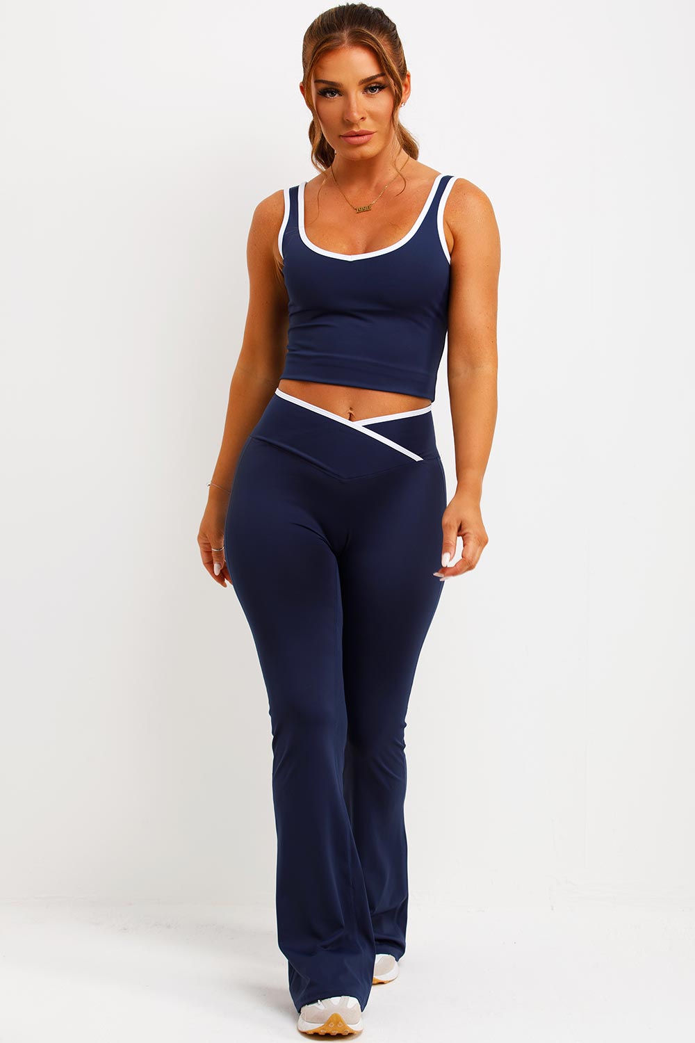 gymshark womens yoga pants and top two piece co ord set styledup