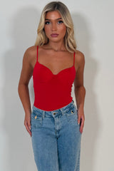 corset cupped top with adjustable cami straps styledup uk