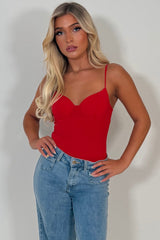 cupped corset contouring top going out festival party outfit styledup