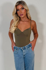 cupped corset contouring top going out festival party outfit styledup