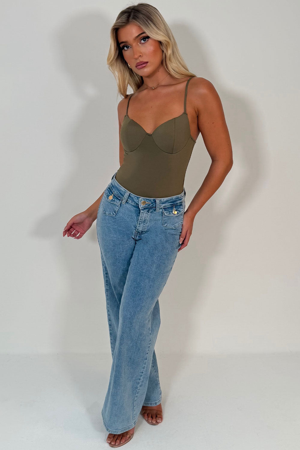 corset cupped top with adjustable cami straps styledup uk