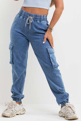womens cargo denim jeans uk