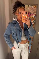 cropped denim summer jacket styledup fashion