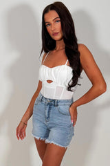 rhinestone diamante denim shorts zara womens uk