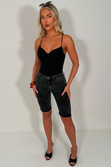 denim capri jeans styledup uk