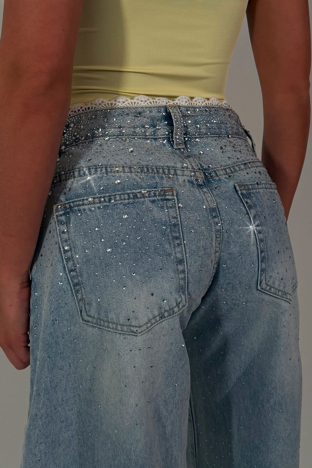 diamante sparkly jeans styledup