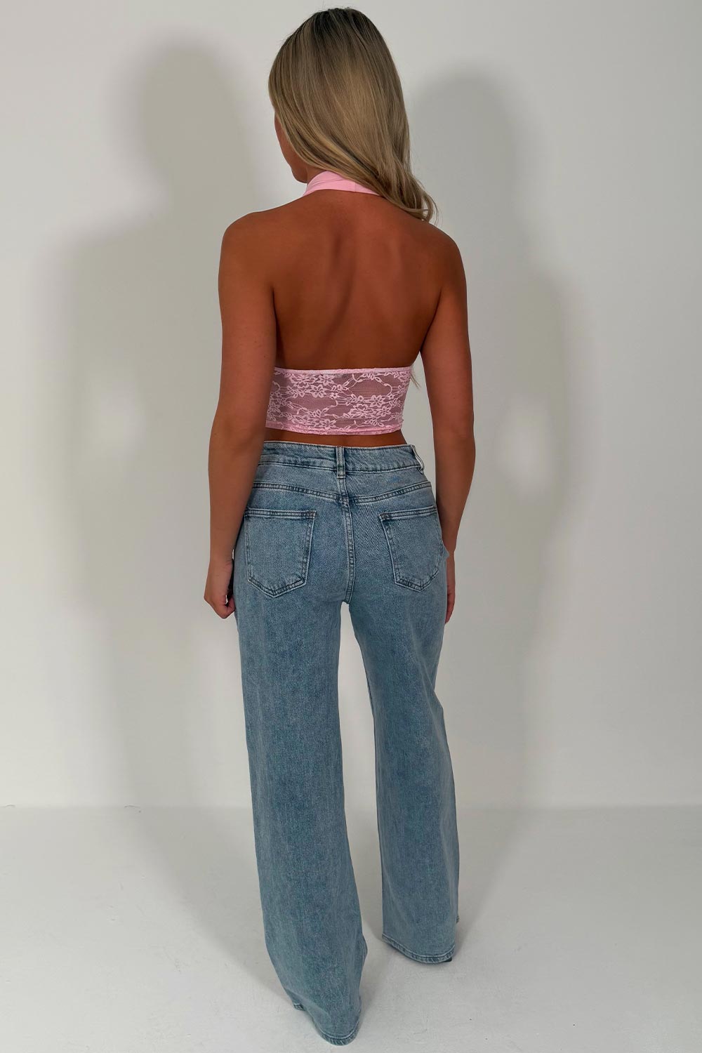 womens diamante rhinestone flare leg high waist jeans summer occasion going out outfit uk styledup