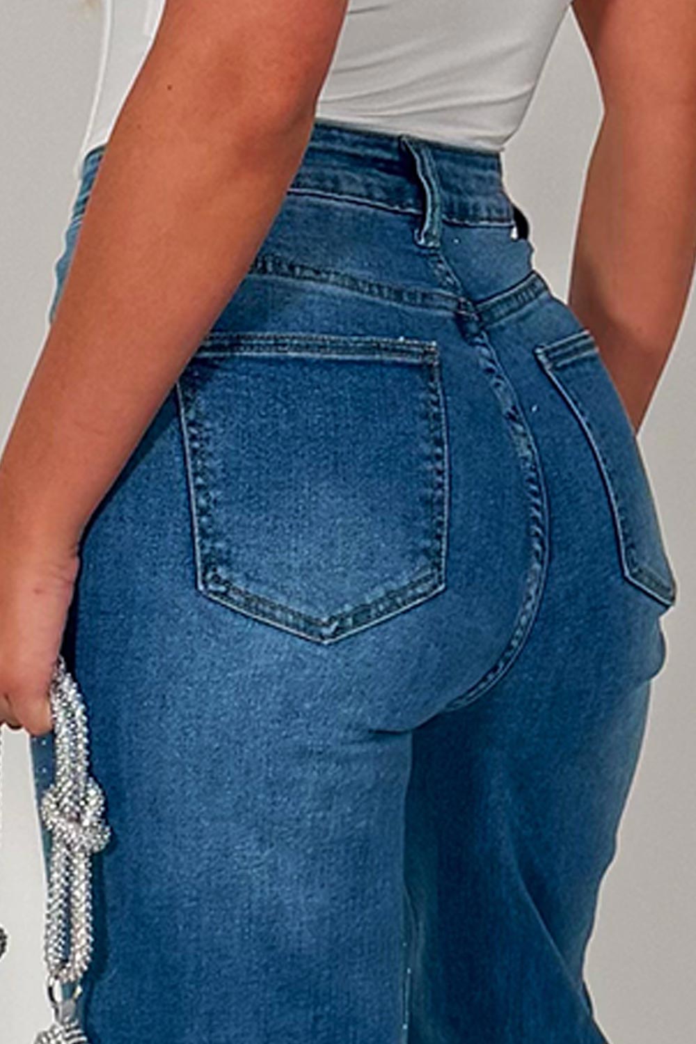 wide leg diamante jeans for womens zara uk sale 