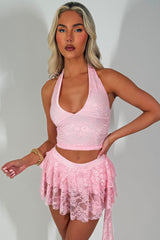 holiday festival lace skort and crop top co ord set going out rave outfit styledup