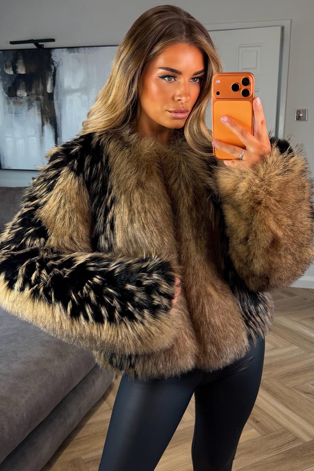womens faux fur coat uk styledup sale 