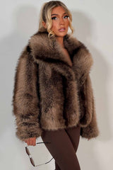 womens zara fur coat styledup