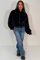 womens fur jacket styledup uk