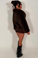 zara womens fur jacket with collars 