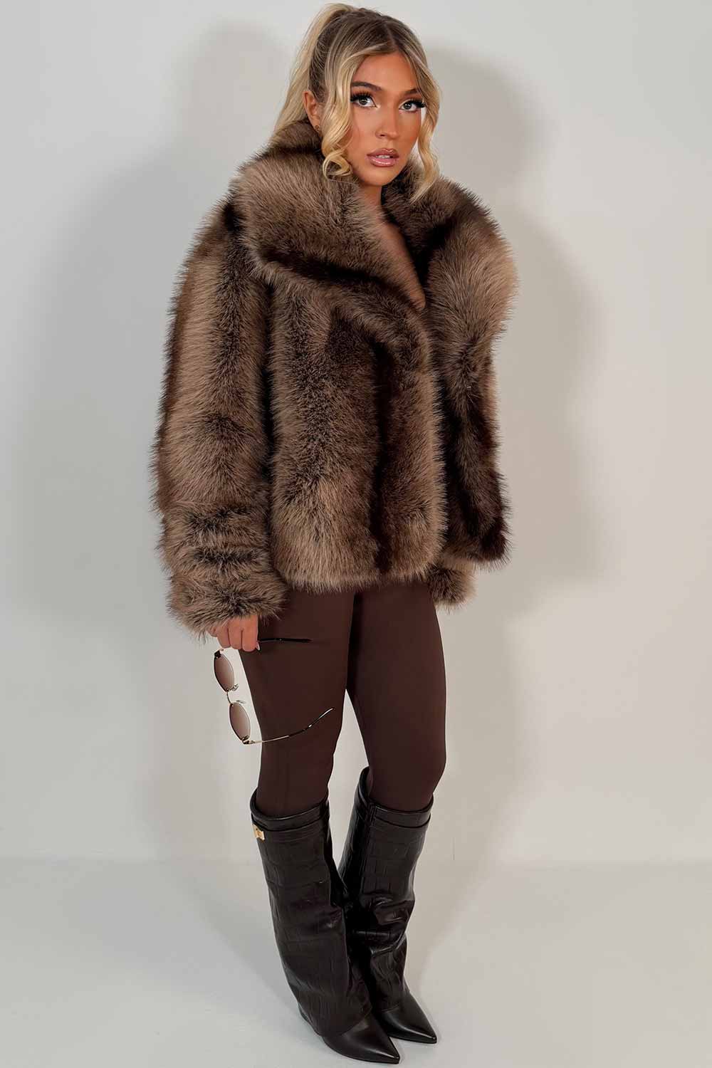 styledup fur coat for womens
