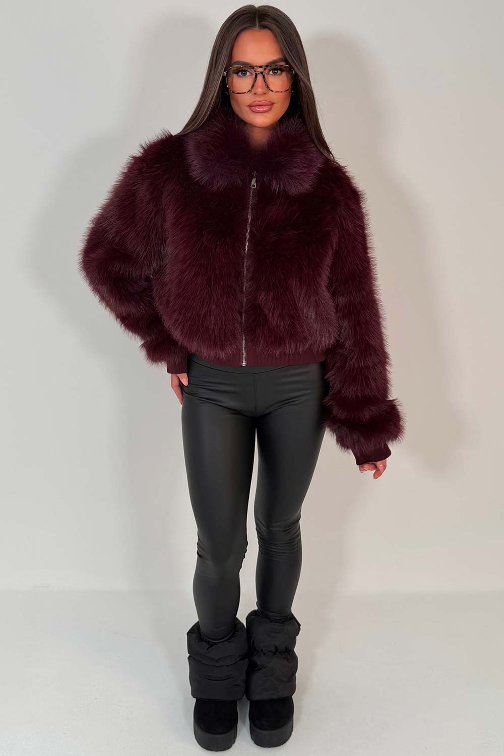 faux fur jacket zara uk styledup
