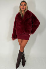 zara womens fur jacket with collars 