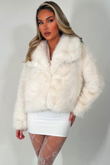 zara womens fur jacket with collars 