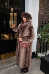 styledup long fur coat for womens